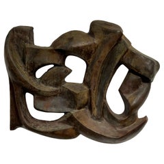 Moderne Bronzeskulptur aus der Mitte des Jahrhunderts, 1960er Jahre