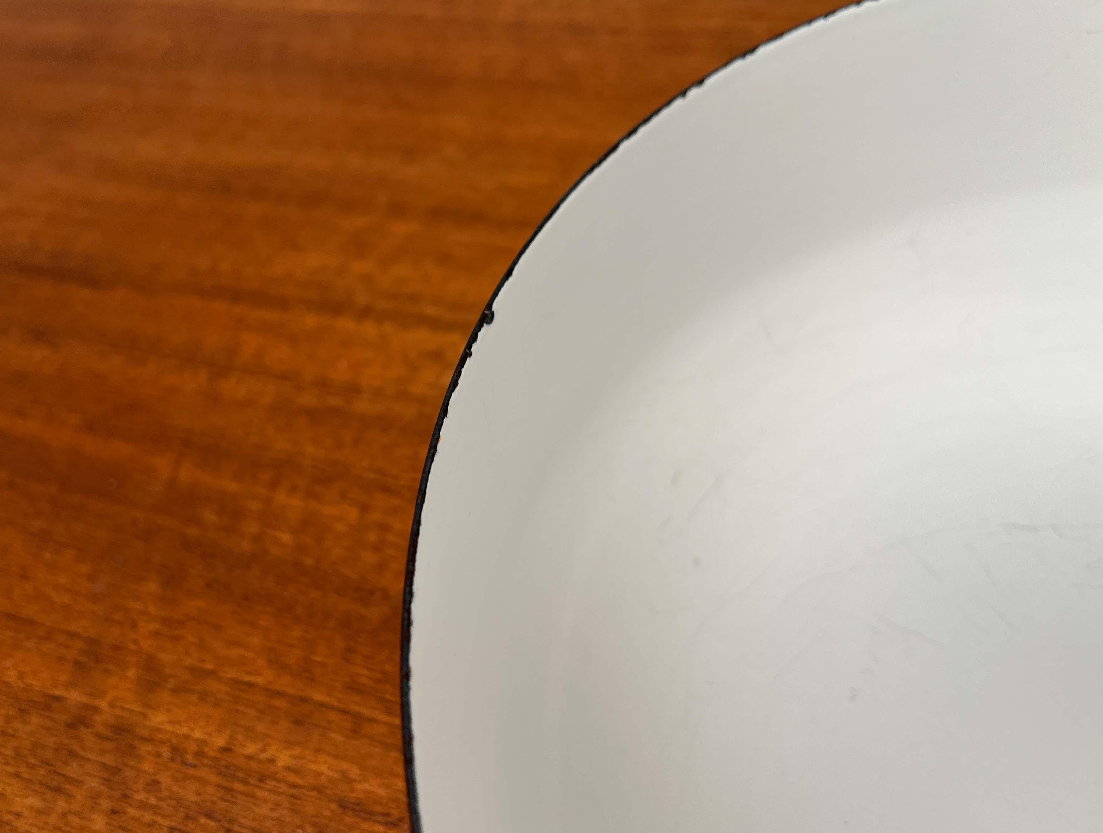 Braune Emaille-Schale von Kaj Franck für Finel, Finnland, 1960er Jahre, Mitte des Jahrhunderts im Angebot 6