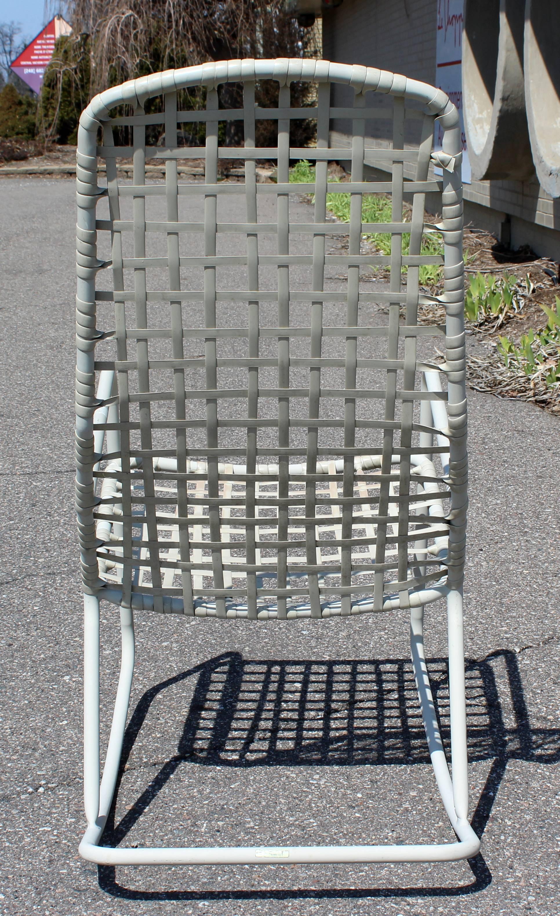 Mid-20th Century Mid-Century Modern Brown Jordan Kantan Outdoor Patio Rocker Rocking Chair, 1960s