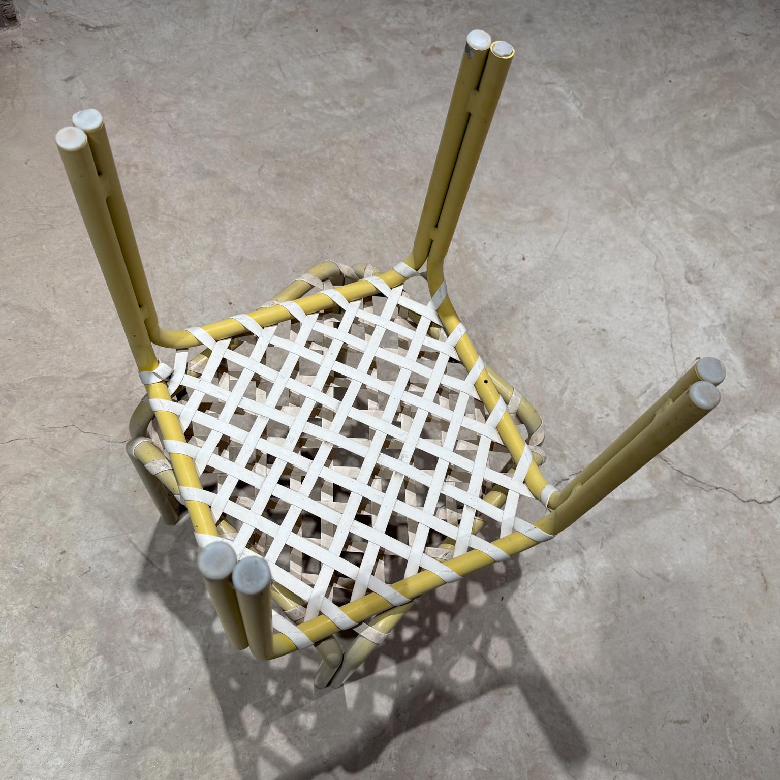 Mid-Century Modern Brown Jordan Patio Set 4 Chairs 2 Side Tables For Sale 4