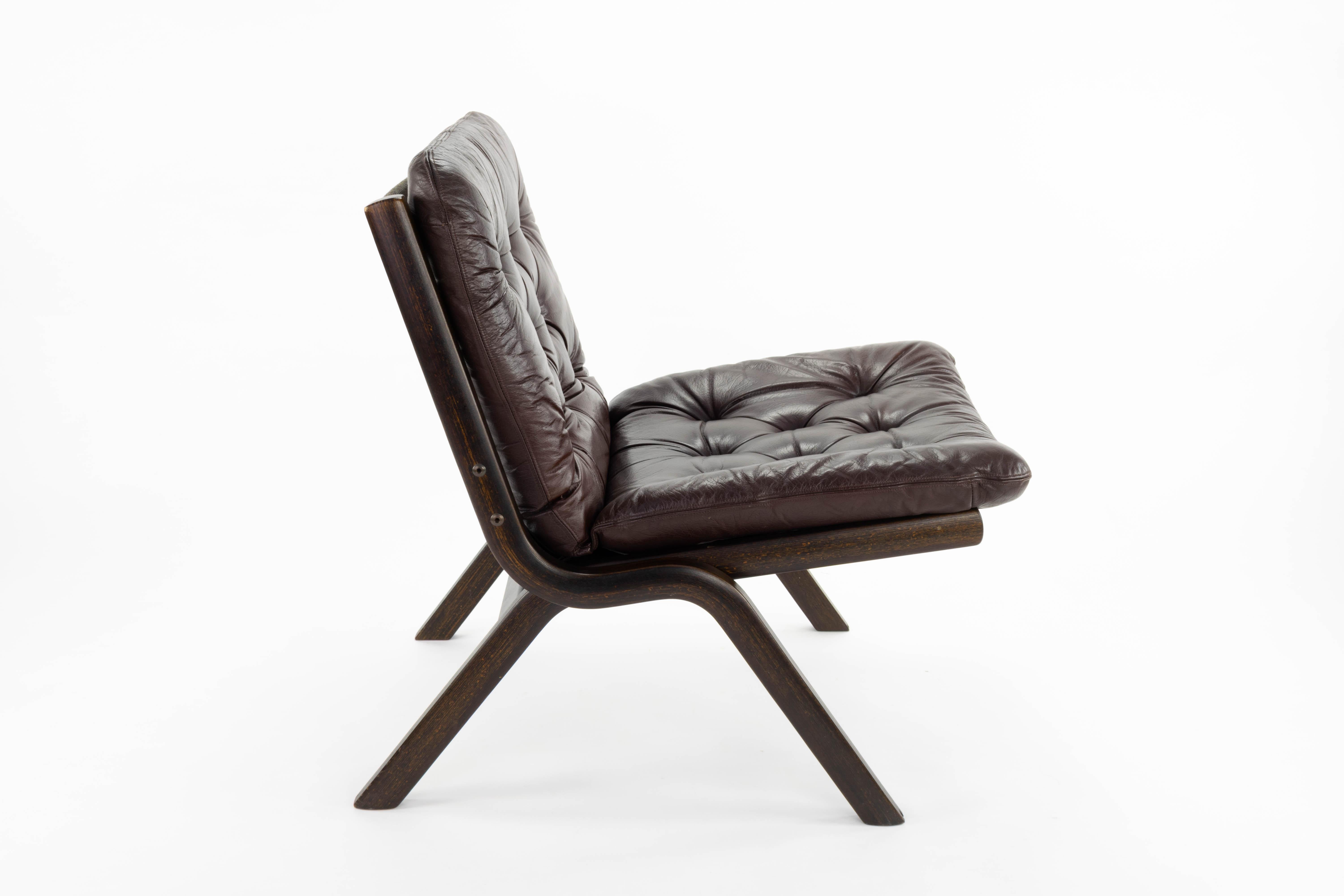 Mid Century Scandinavian Modern Uno Folding Chair by Ekornes, Norway 70s 5
