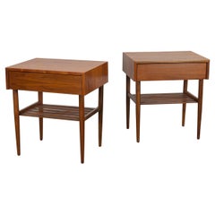 Mid-Century Modern Brown Saltman Niightstands