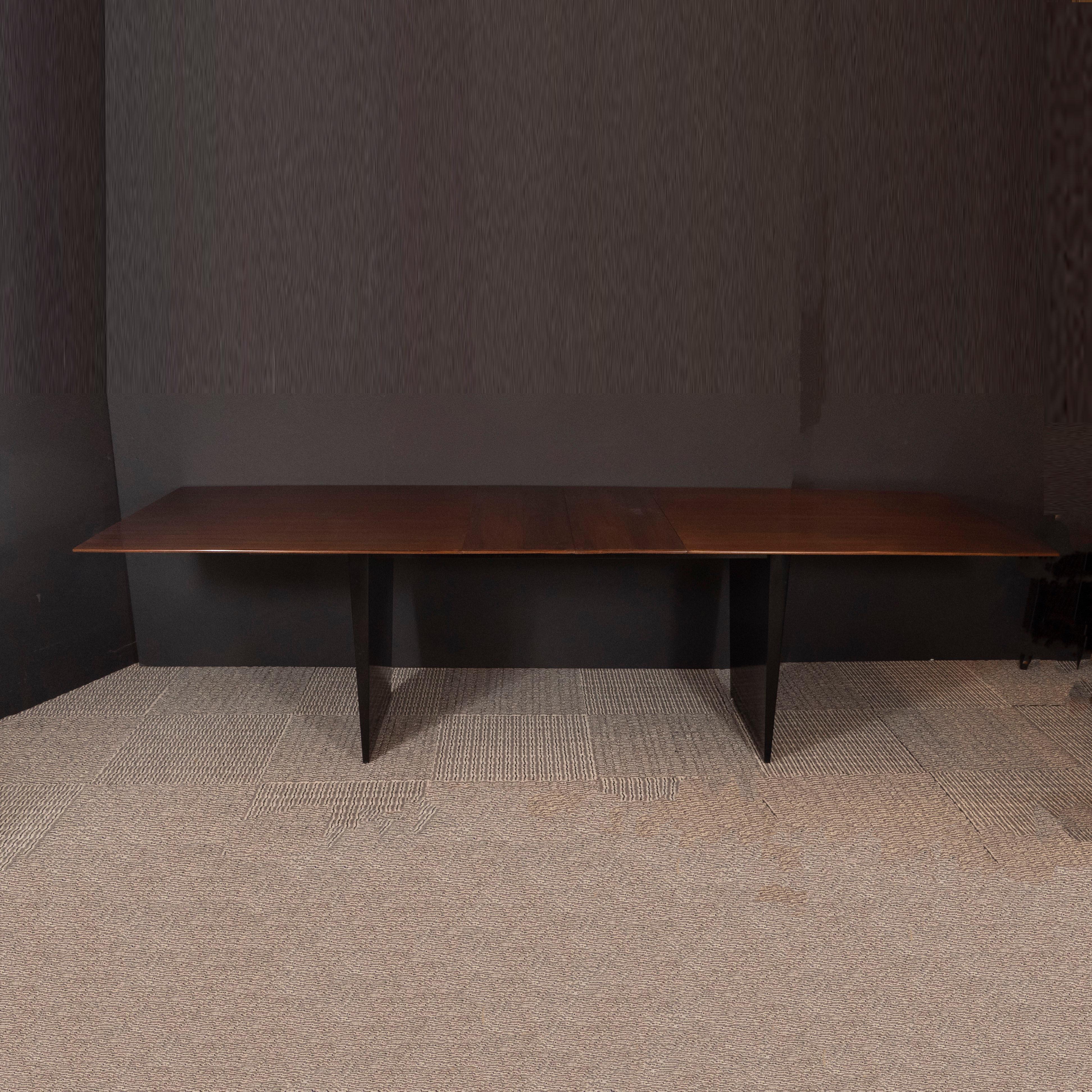 Mid-Century Modern Brown Tawi Dining Table by Edward Wormley for Dunbar 1