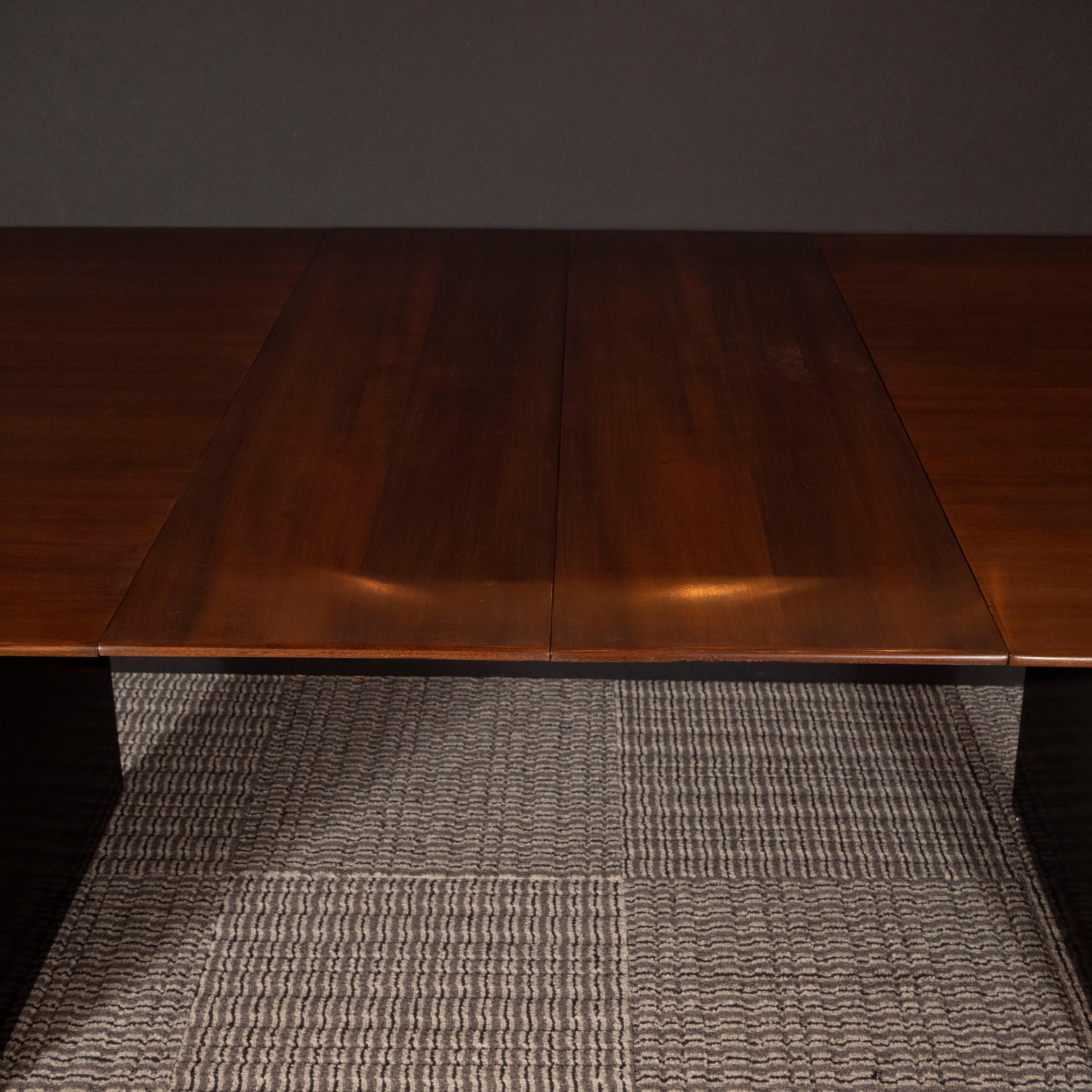 Mid-Century Modern Brown Tawi Dining Table by Edward Wormley for Dunbar 2