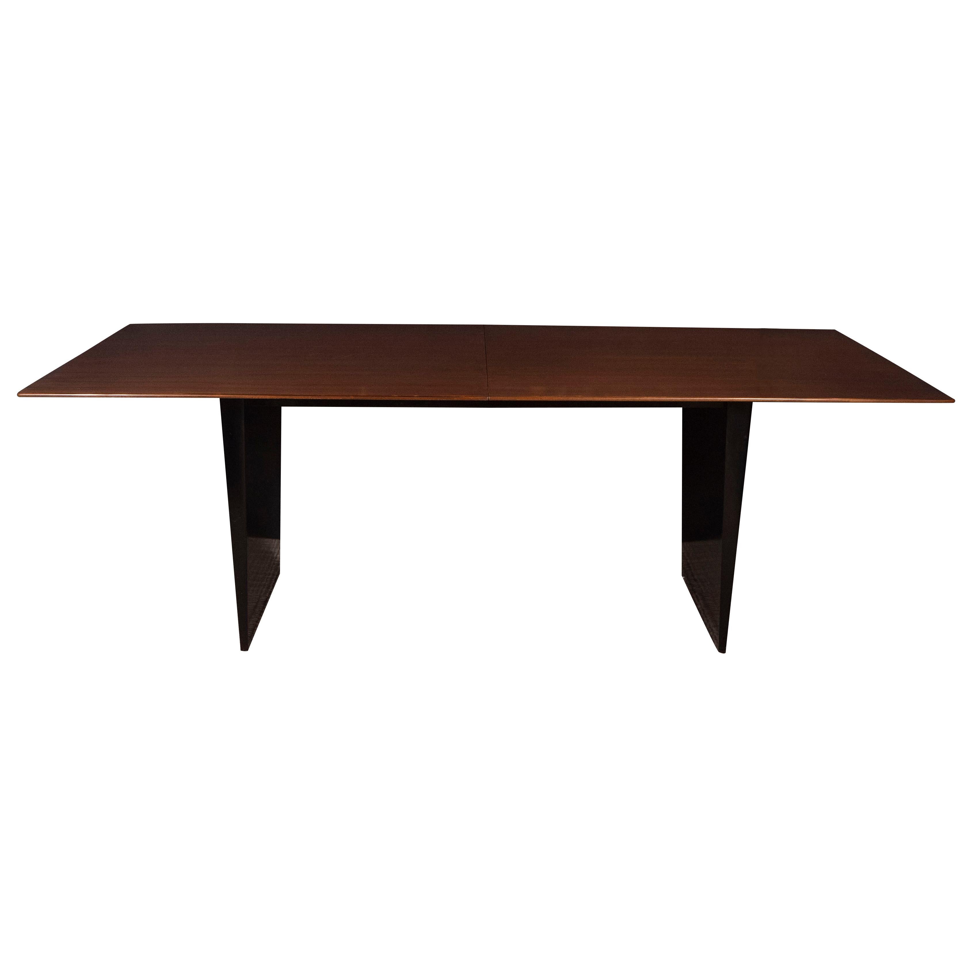 Mid-Century Modern Brown Tawi Dining Table by Edward Wormley for Dunbar