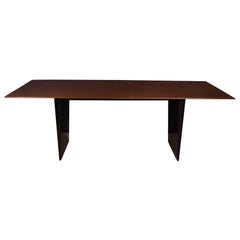 Mid-Century Modern Brown Tawi Dining Table by Edward Wormley for Dunbar