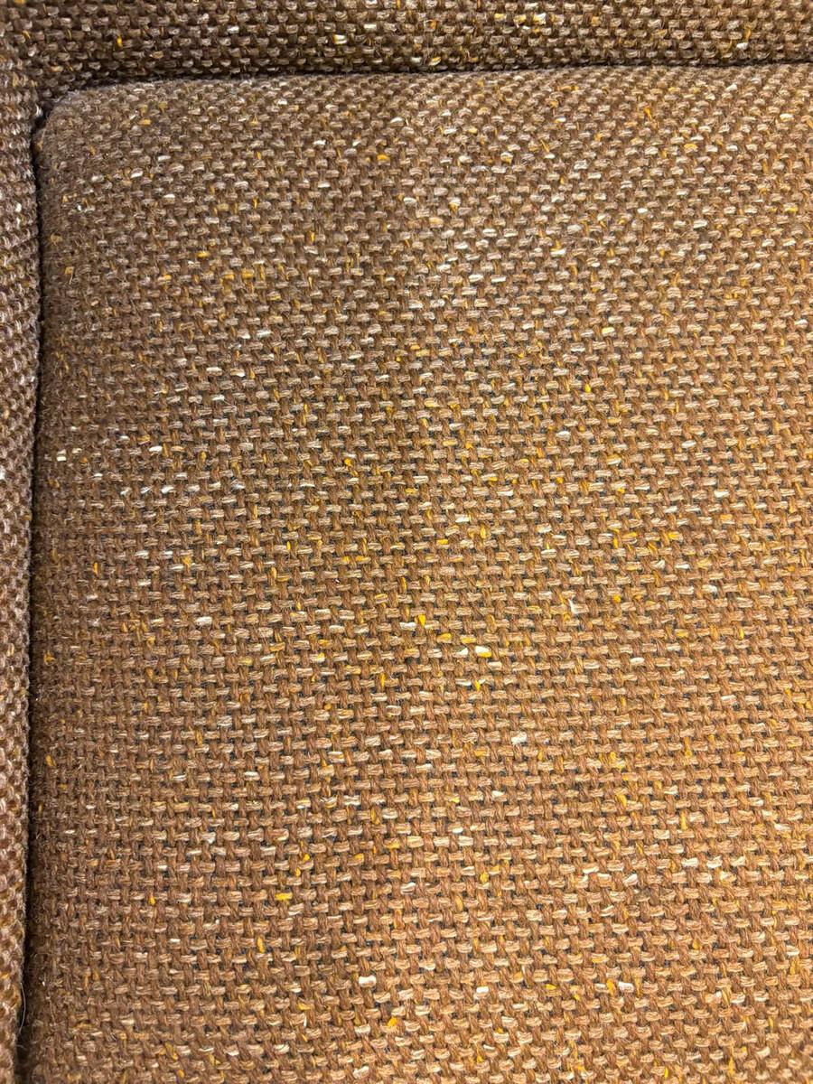 Braunes Zweisitzer-Sofa, Italien, Mitte des Jahrhunderts, Modern (Europäisch) im Angebot