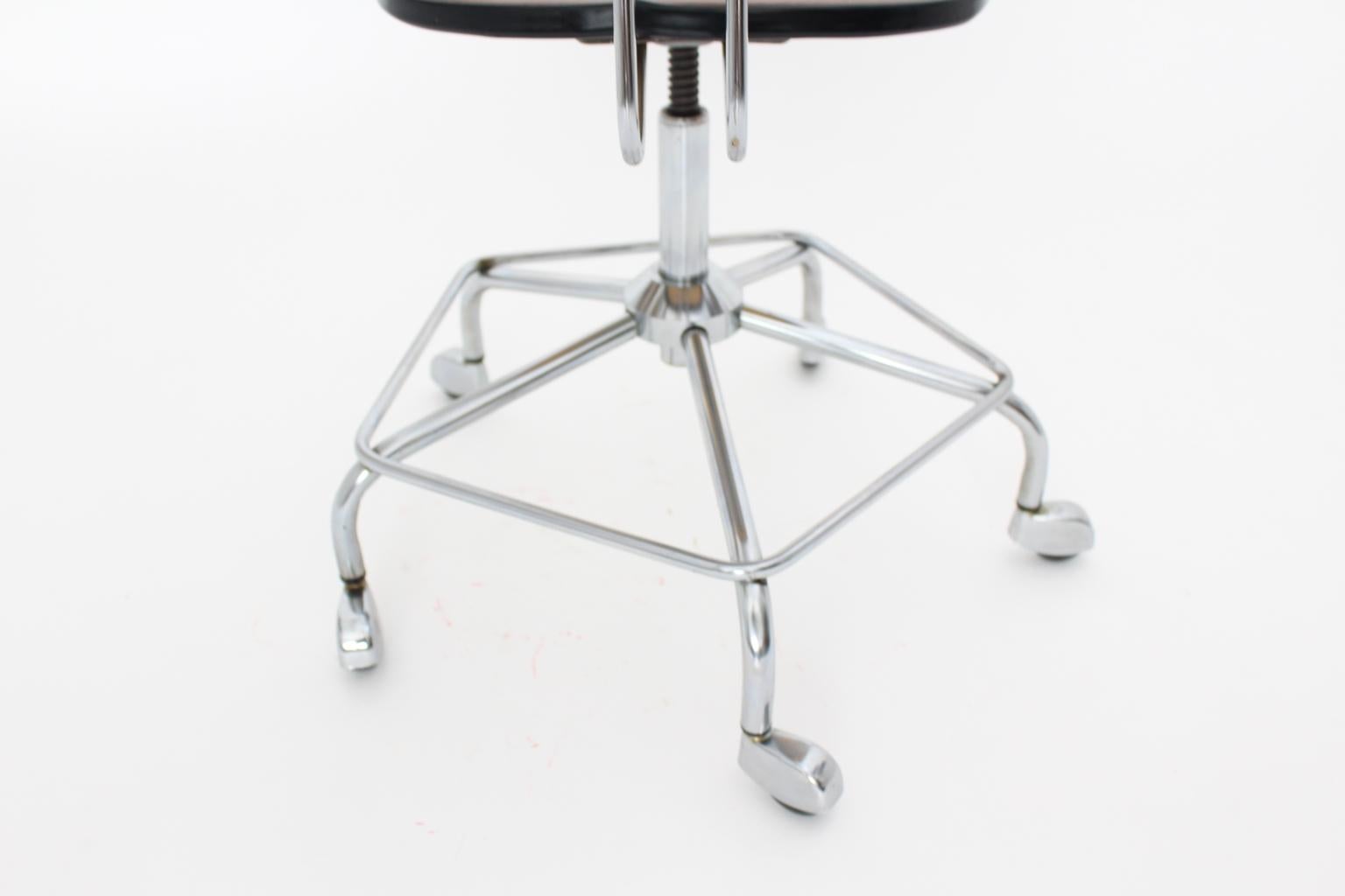 Mid-Century Modern Vintage Desk Chair Attributed to Egon Eiermann, 1950, Germany For Sale 10