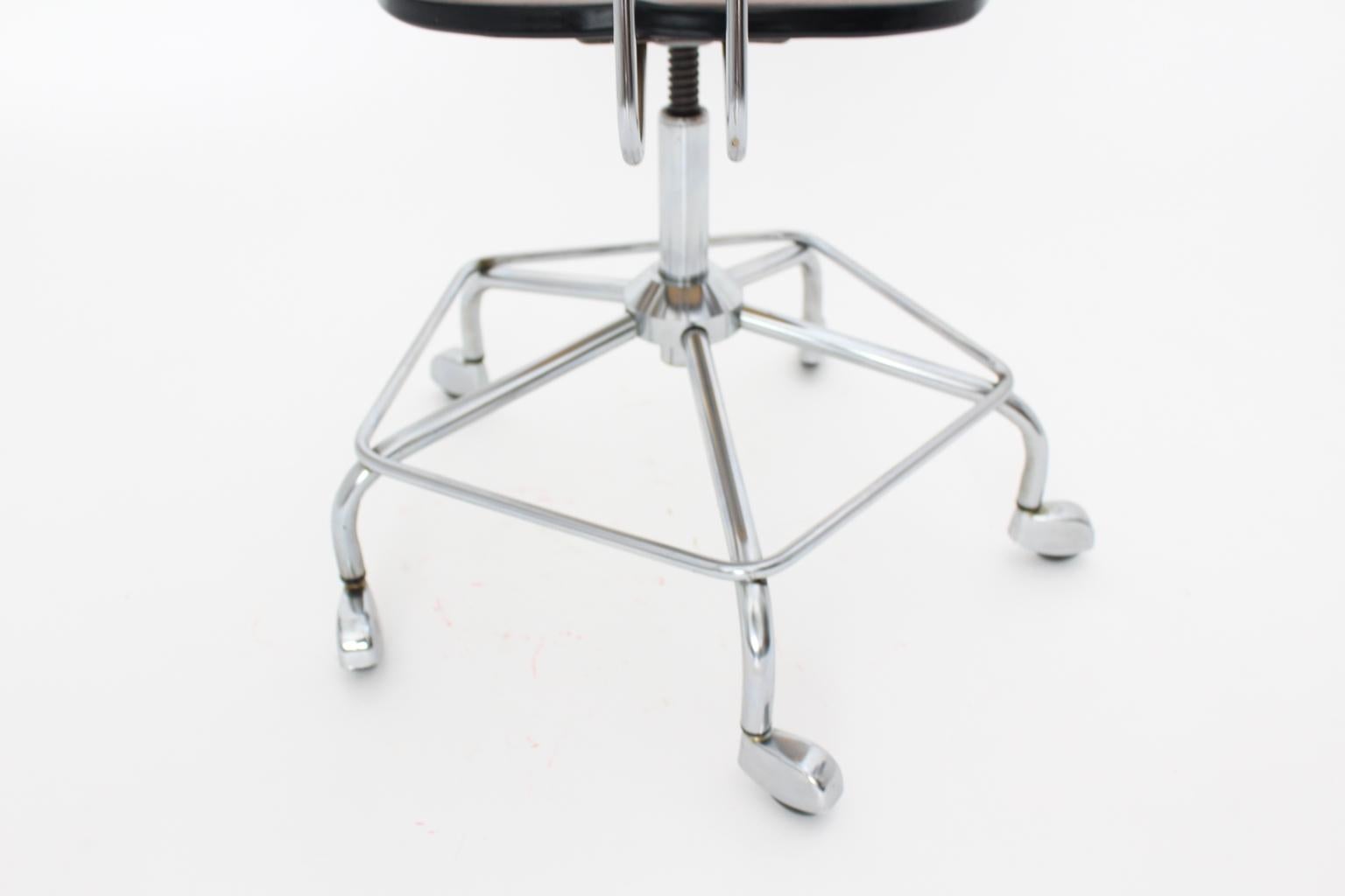 Silla de escritorio vintage moderna de mediados de siglo atribuida a Egon Eiermann, 1950, Alemania en venta 11