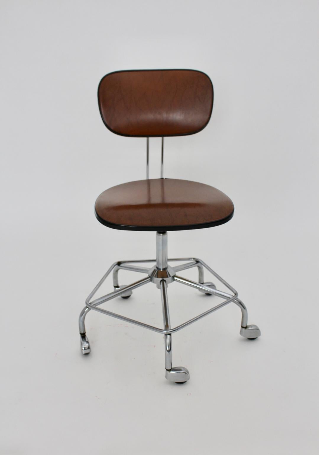 vintage desk chair wheels