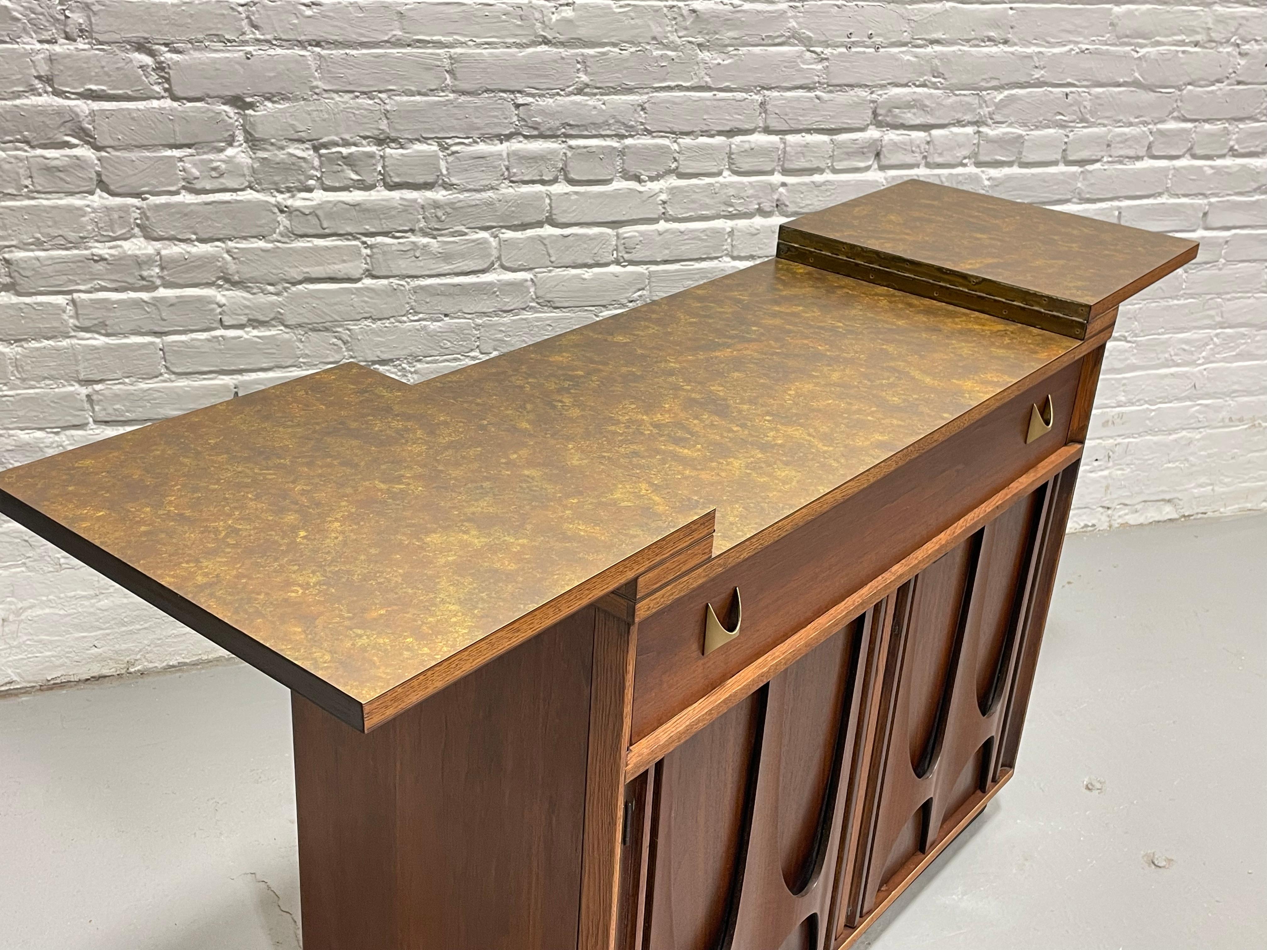 Mid Century Modern Broyhill BRASILIA Bar / Liquor Cabinet, c. 1960's 2