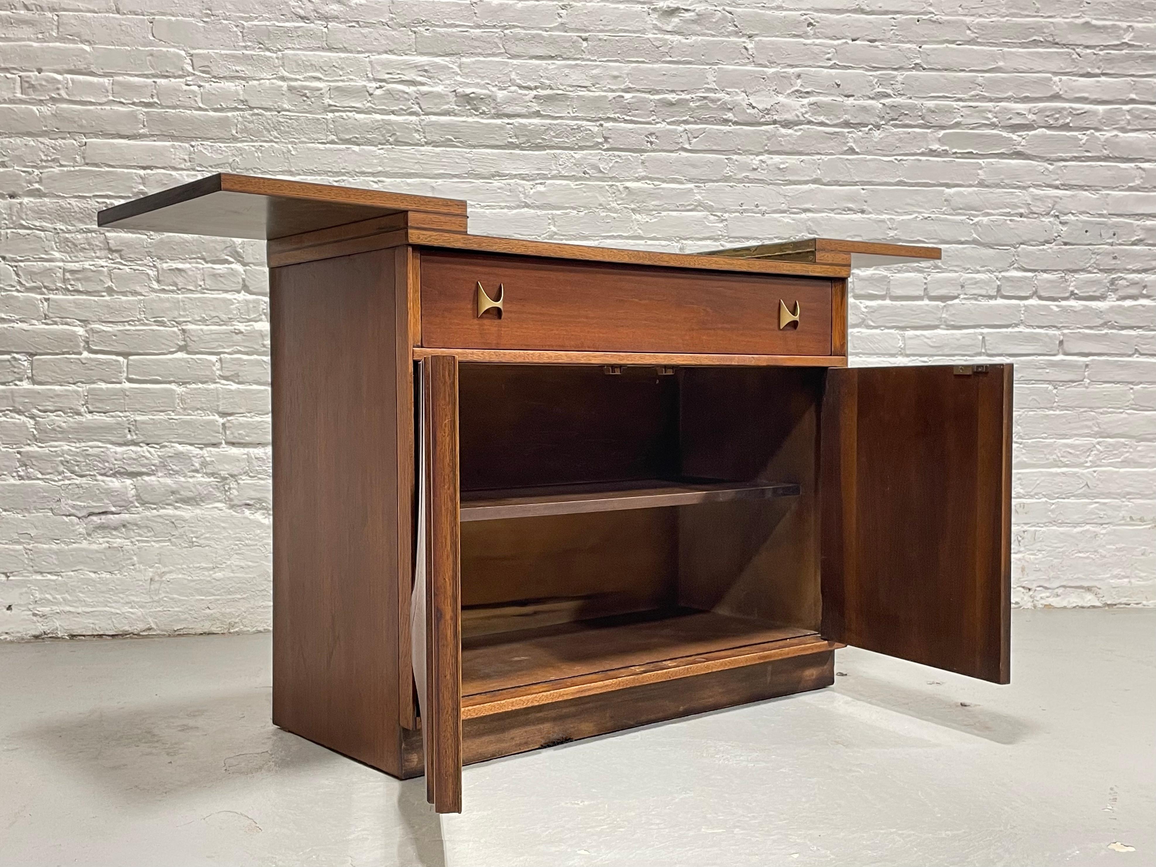 Mid Century Modern Broyhill BRASILIA Bar / Liquor Cabinet, c. 1960's 4