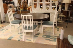 Mid-Century Modern Broyhill Brasilia Dining Table Chairs Credenza & Hutch Set