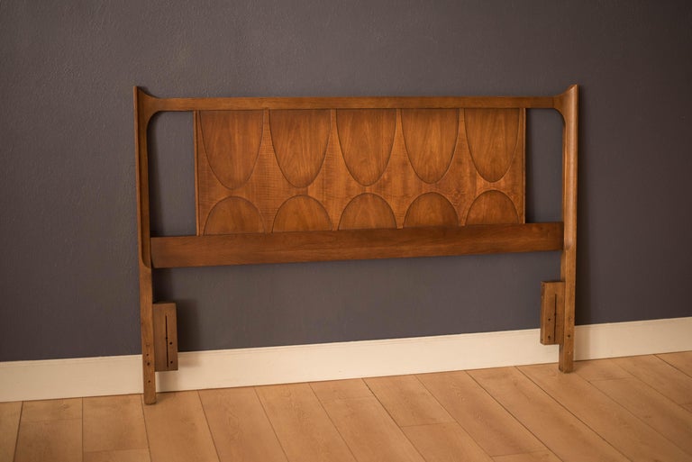 MidCentury Modern Broyhill Brasilia Queen Headboard Frame For Sale at