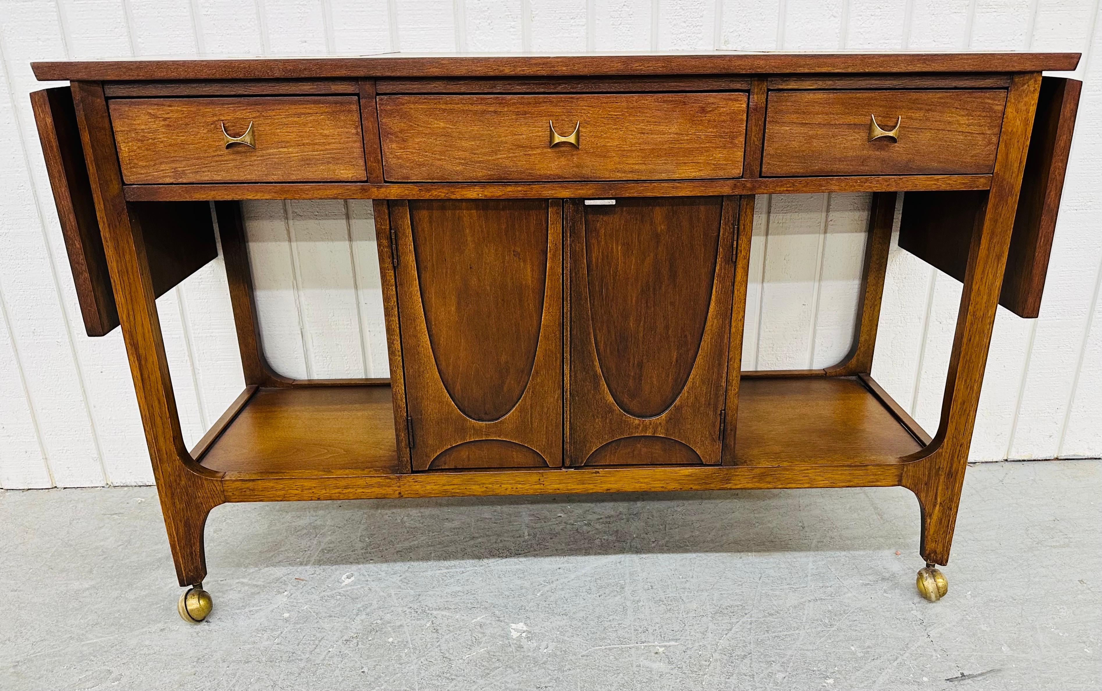 broyhill brasilia bar cart