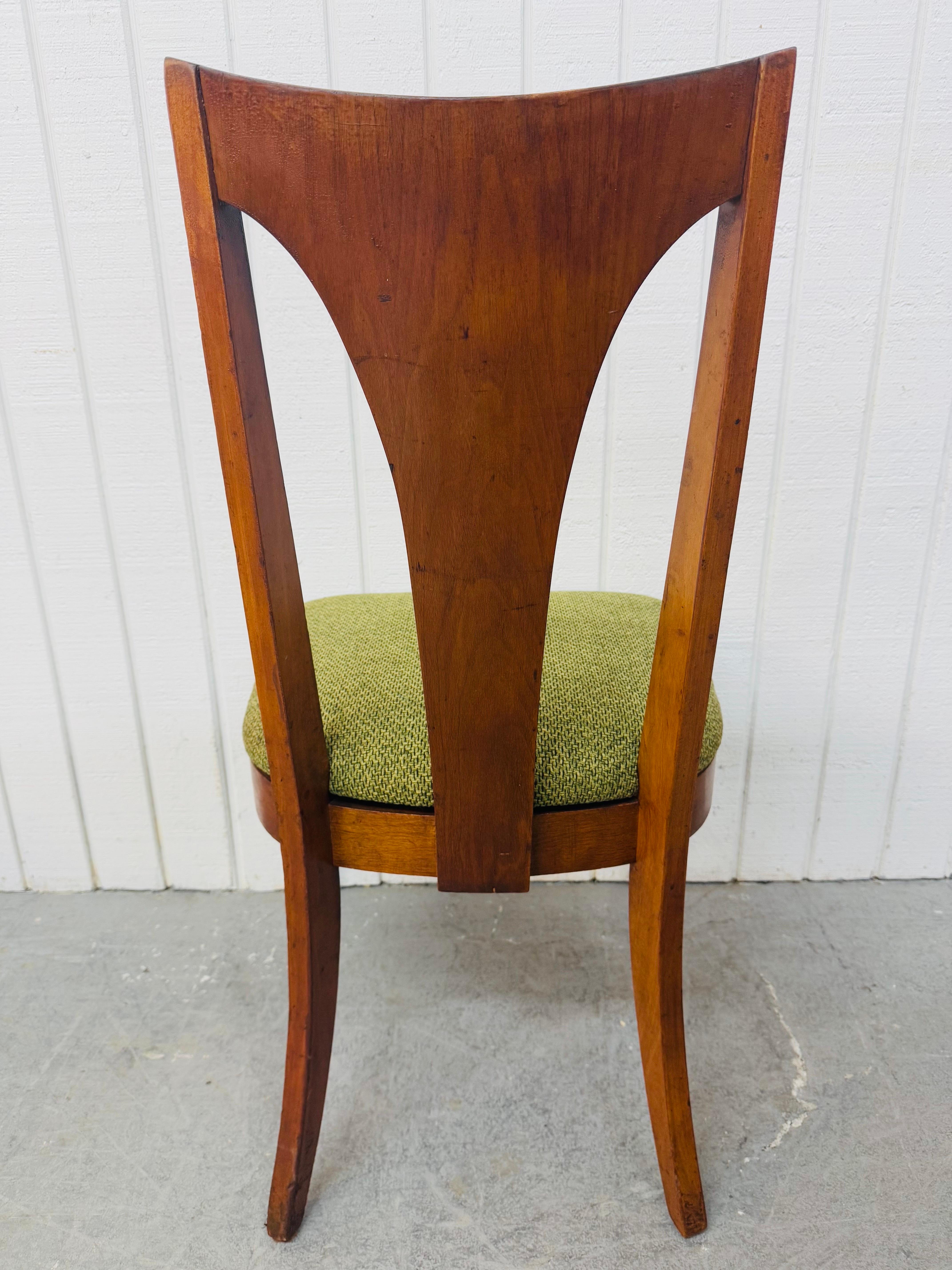 Mid-Century Modern Broyhill Brasilia Walnut Dining Chairs - Set of 6 3