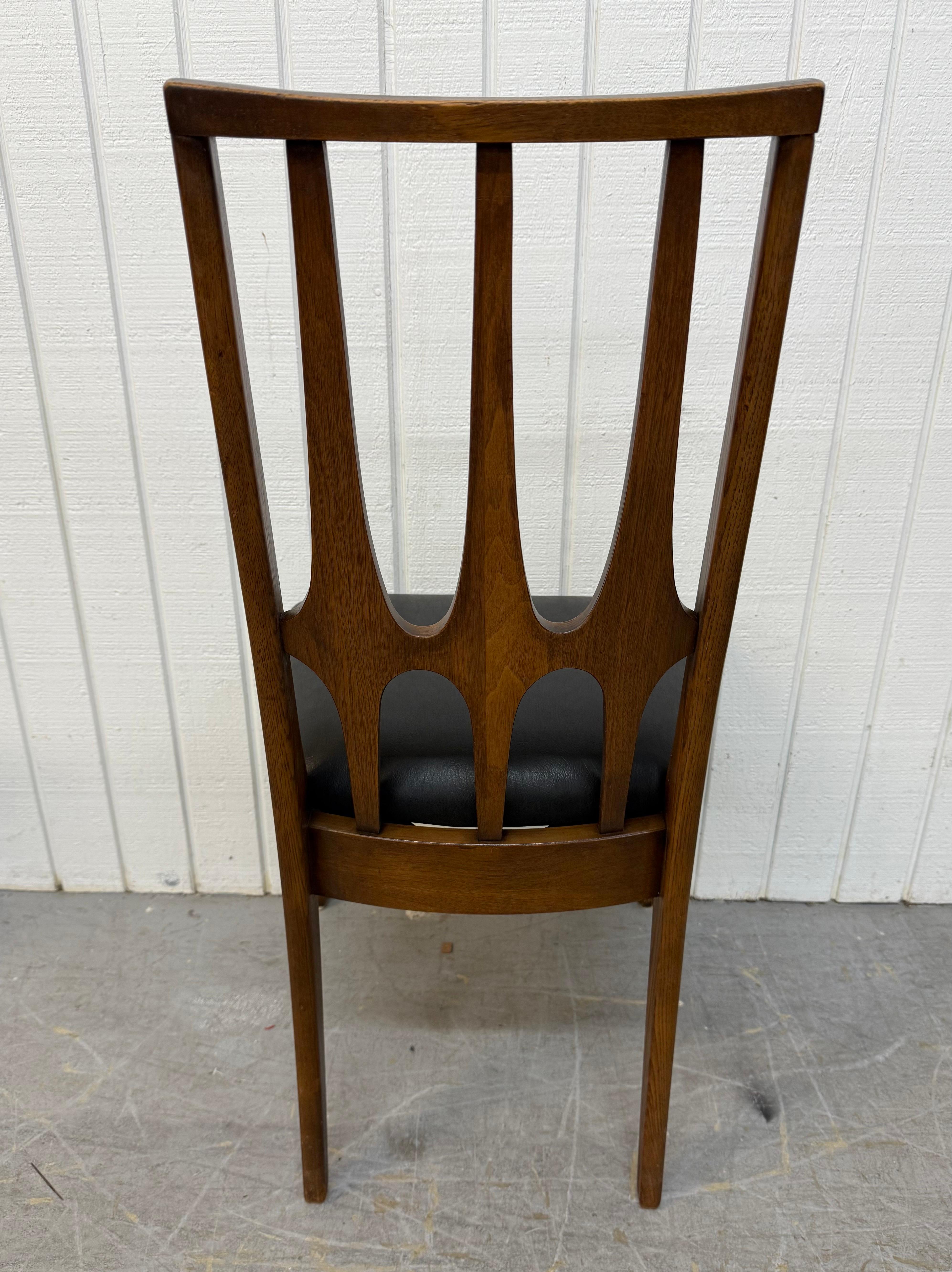 Mid-Century Modern Broyhill Brasilia Walnut Dining Chairs - Set of 6 For Sale 3