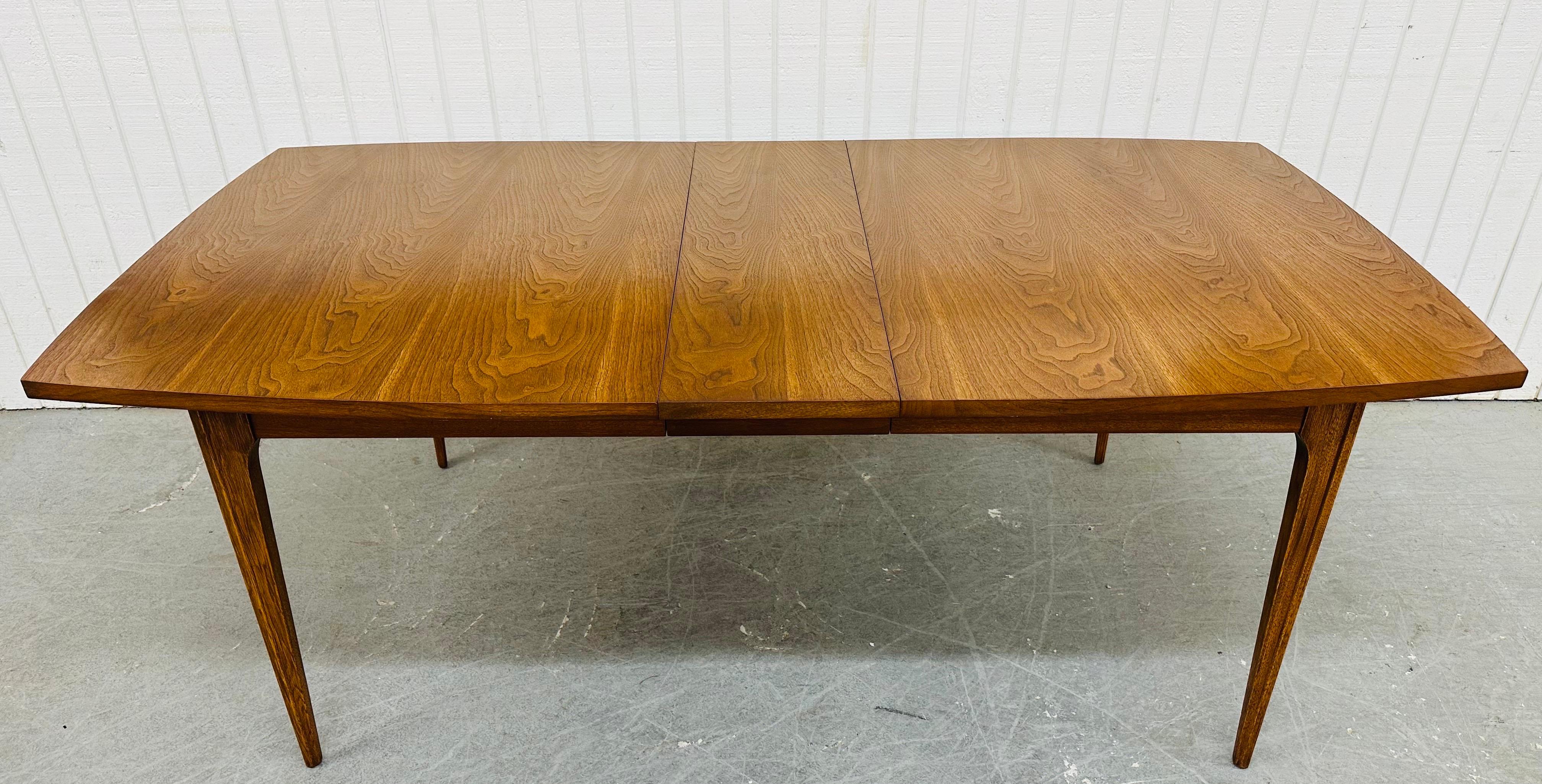 20th Century Mid-Century Modern Broyhill Brasilia Walnut Dining Table