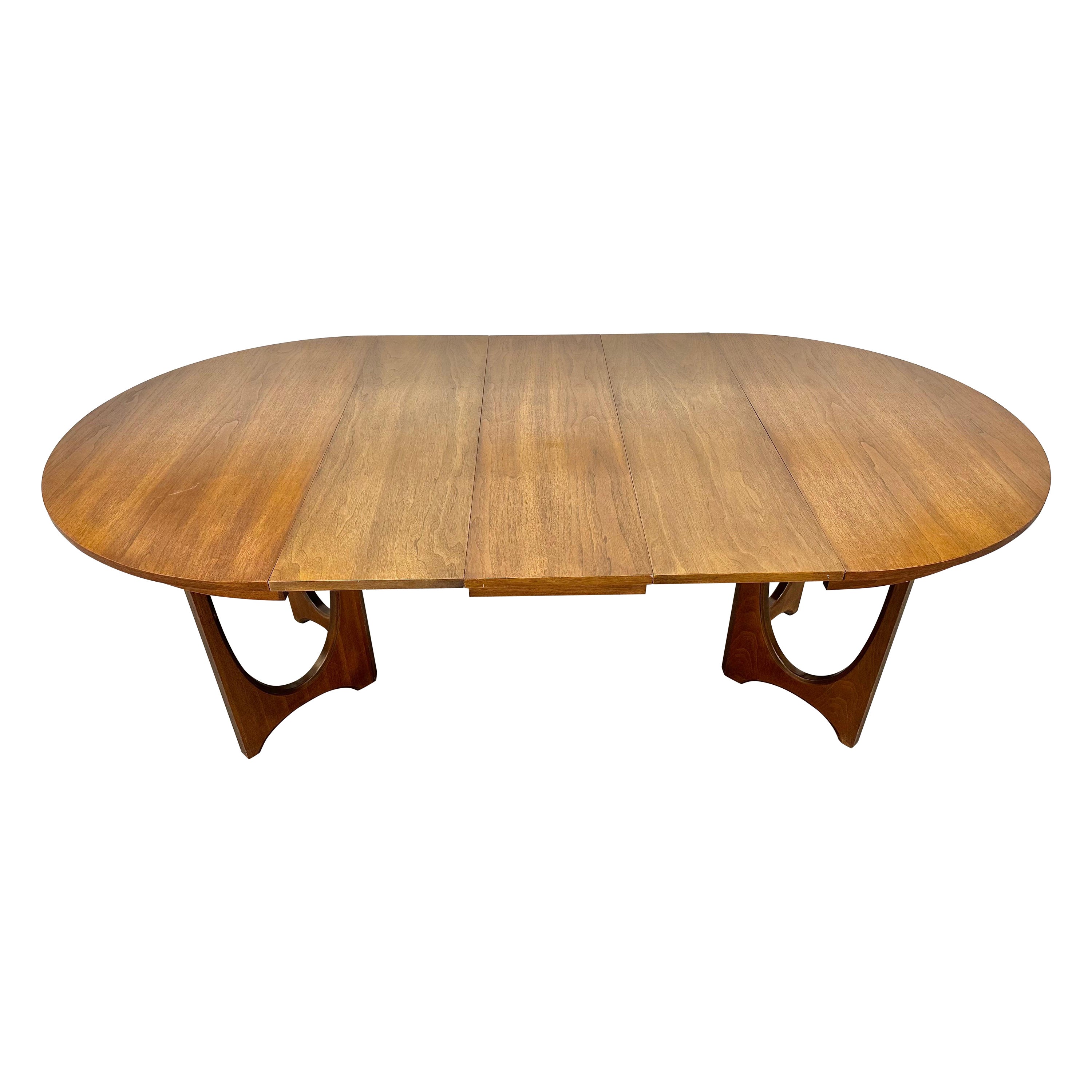 Mid-Century Modern Broyhill Brasilia Walnut Dining Table
