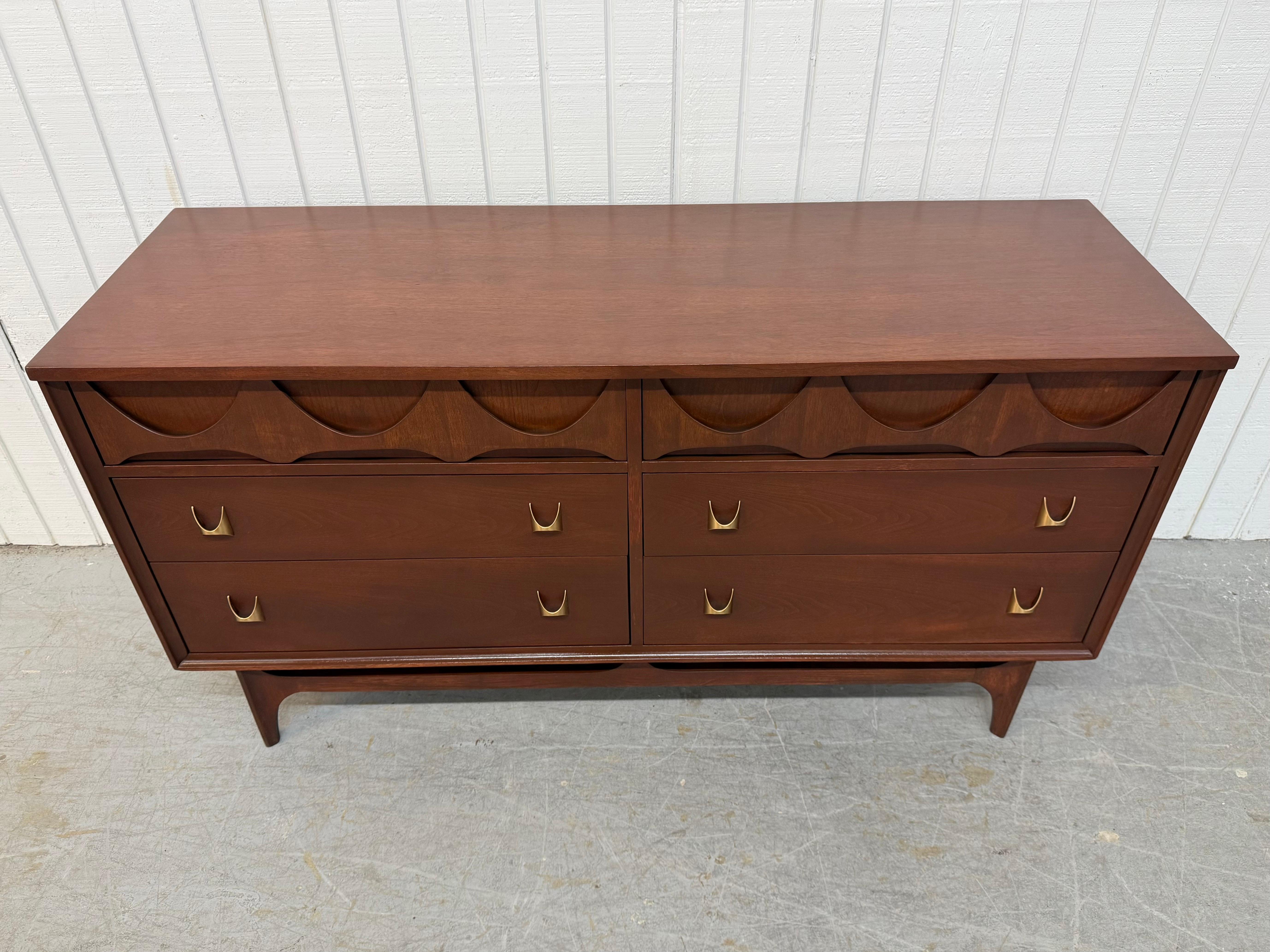 20th Century Mid-Century Modern Broyhill Brasilia Walnut Dresser