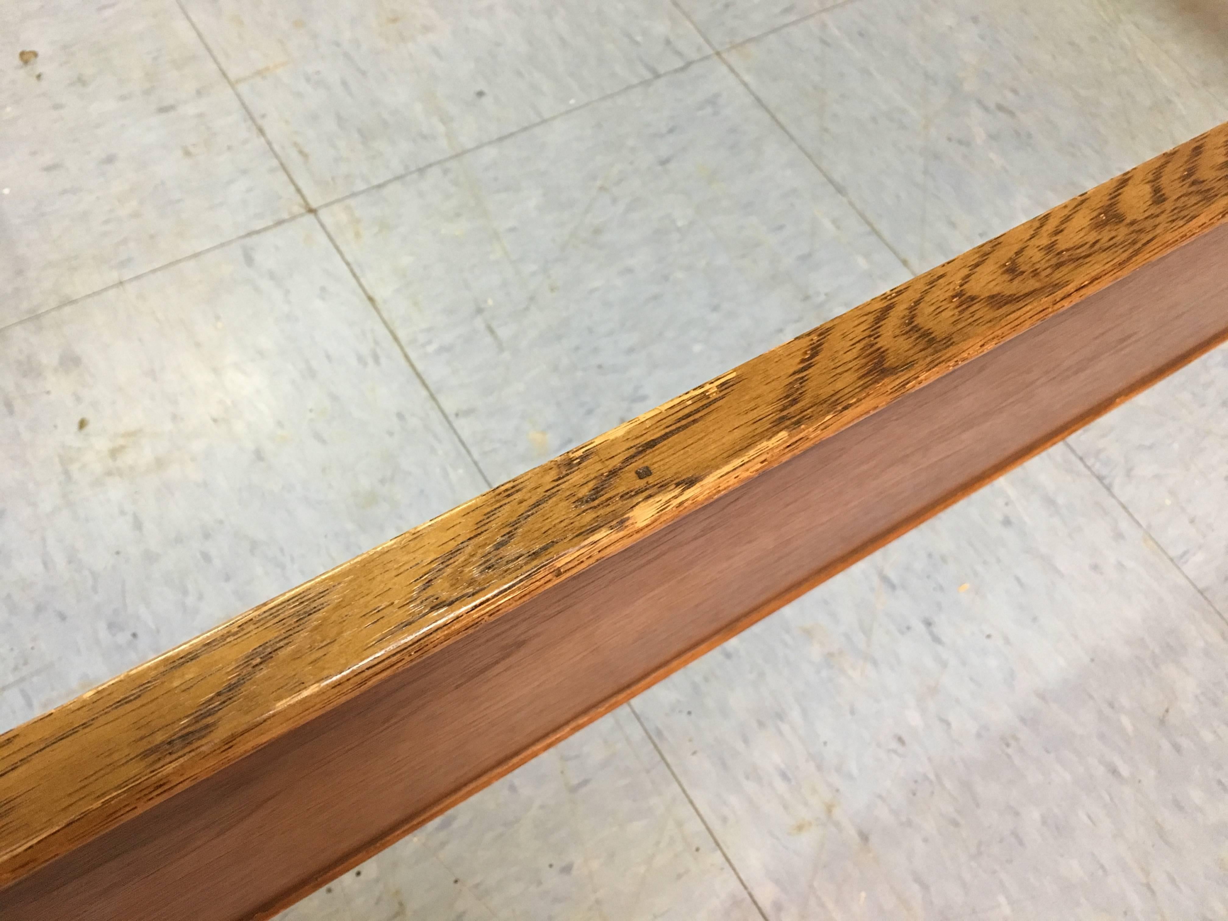 Mid-Century Modern Broyhill Brasilia Walnut Full Size Bed Frame In Excellent Condition In Wilmington, DE