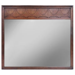 Mid-Century Modern Broyhill Brasilia Walnut Mirror