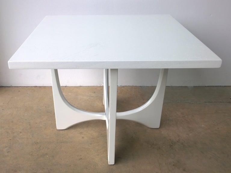 Mid-Century Modern Broyhill Brasilia Wood Lacquered White Side or Coffee Tables For Sale at 1stdibs