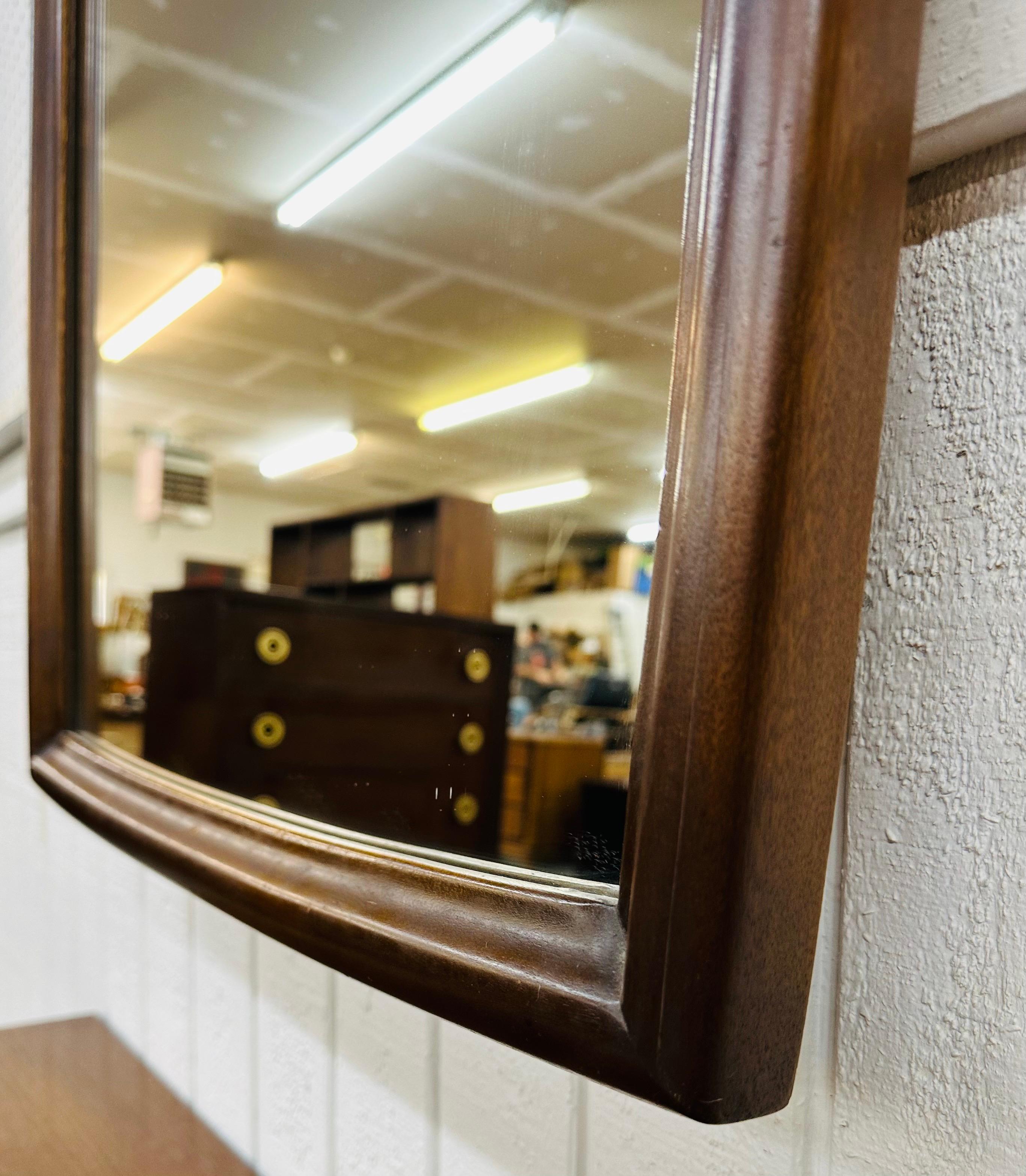 Mid-Century Modern Broyhill Emphasis Console & Mirror 4