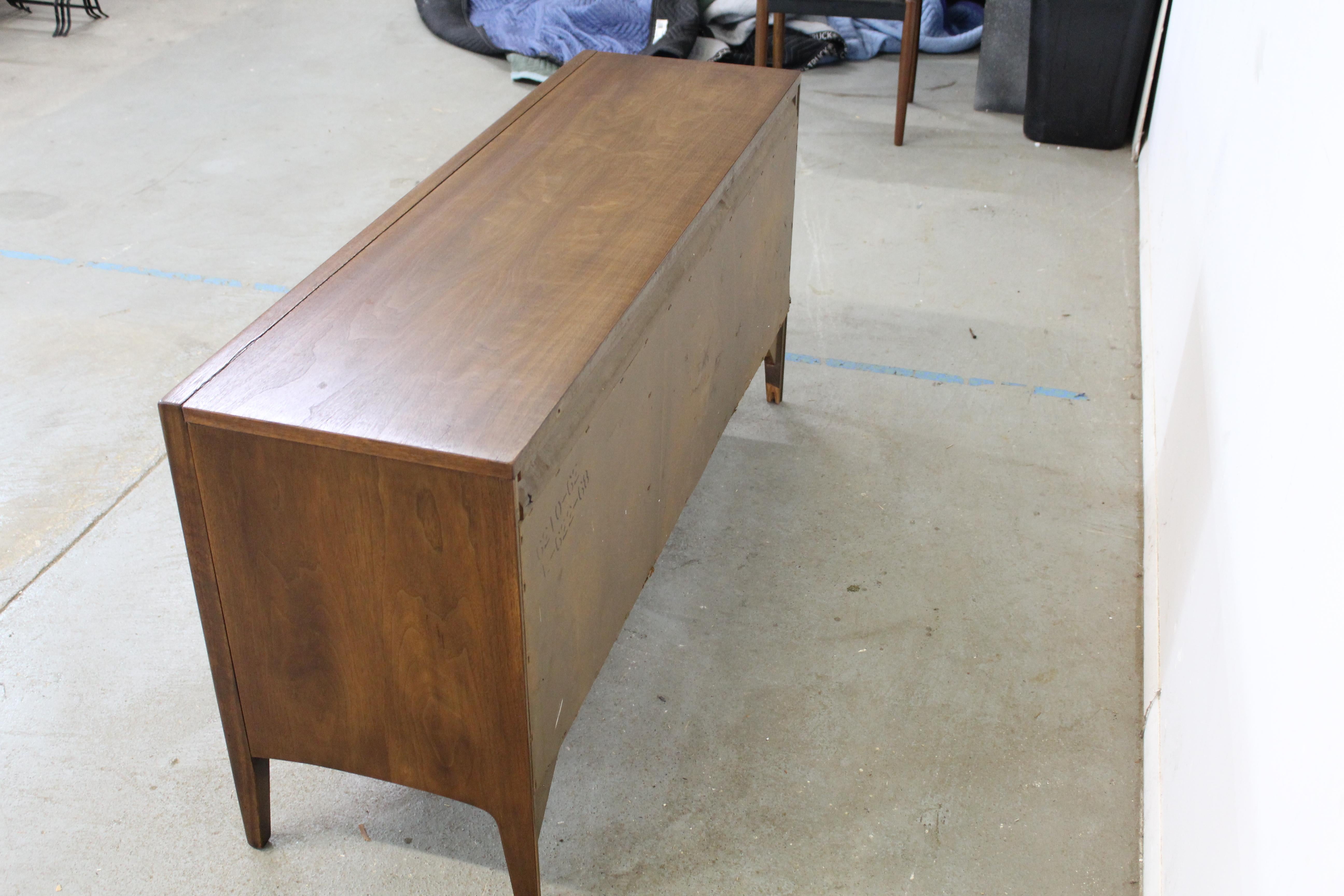 Mid-Century Modern Broyhill 'Emphasis' Mini Walnut Credenza 4