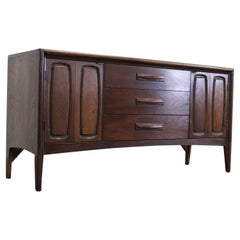 Mid-Century Modern Broyhill 'Emphasis' Mini Walnut Credenza