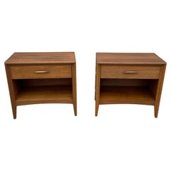 Vintage Mid Century Modern Broyhill Emphasis Nightstands- a Pair