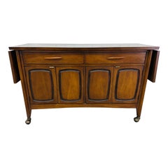 Broyhill Emphasis Barwagen aus Nussbaumholz, Mid-Century Modern