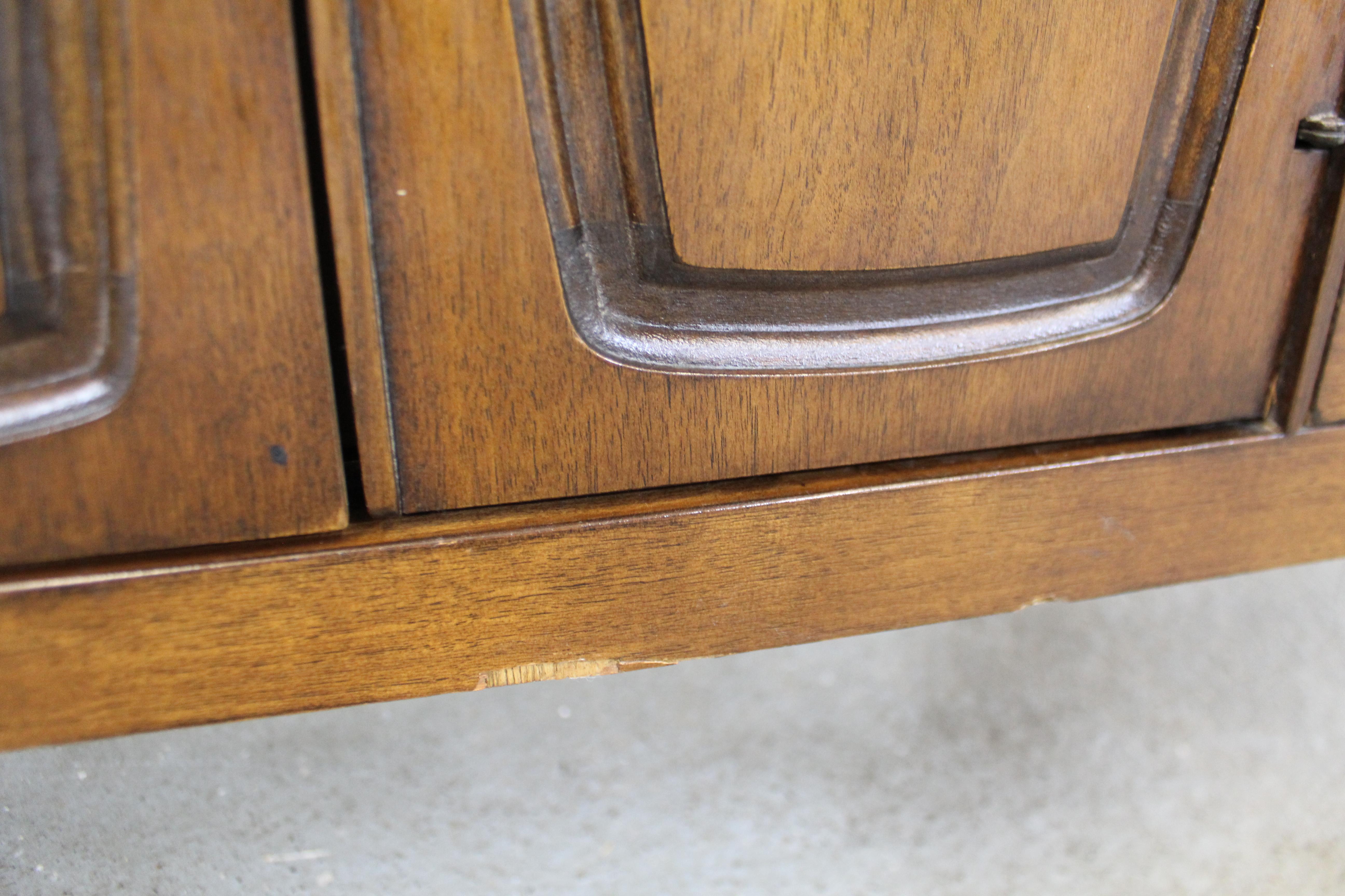 Mid-Century Modern Broyhill 'Emphasis' Walnut Credenza Dresser 1