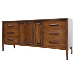 Mid-Century Modern Broyhill 'Emphasis' Walnut Credenza Dresser