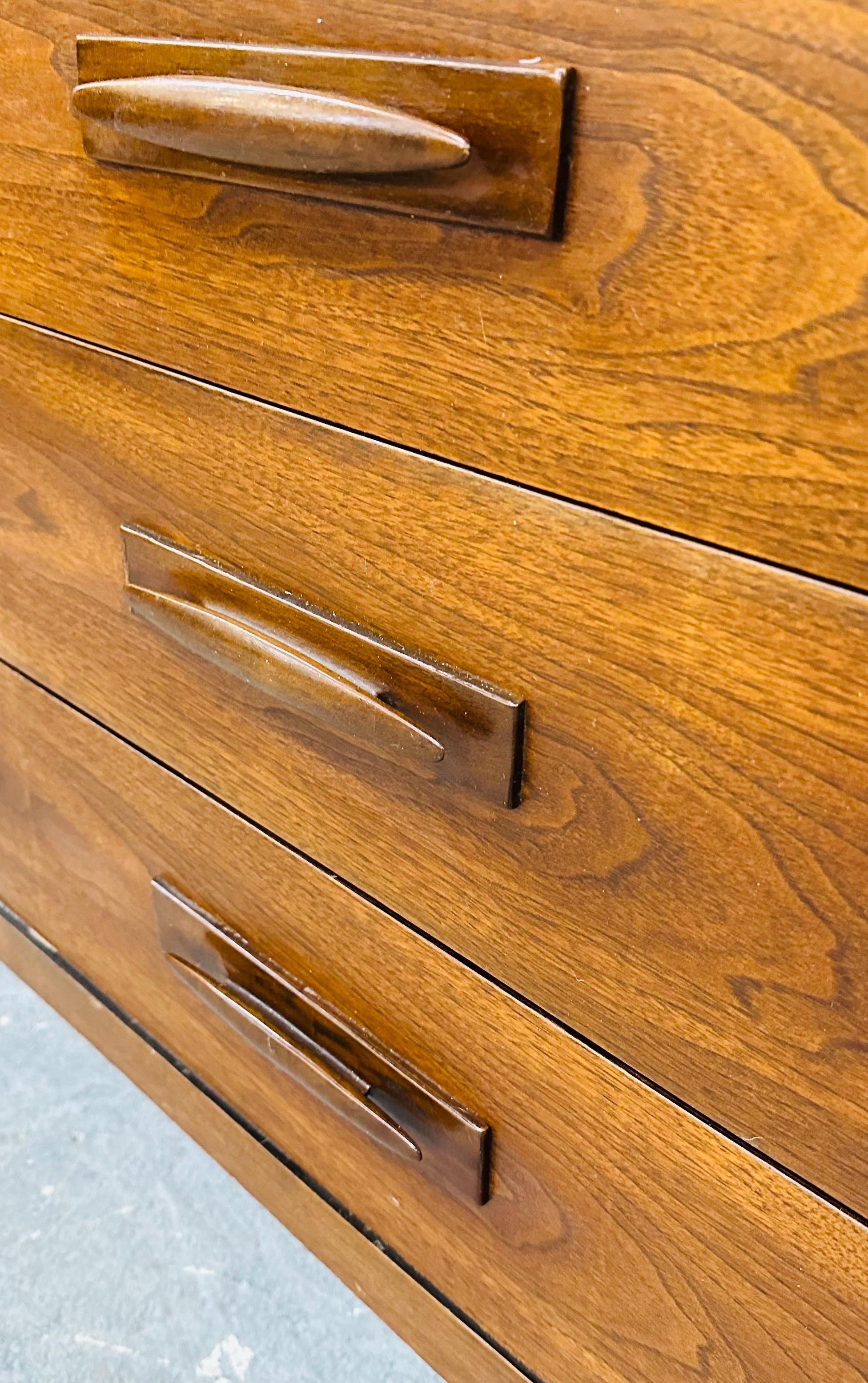 Mid-Century Modern Broyhill Emphasis Walnut Sideboard 3