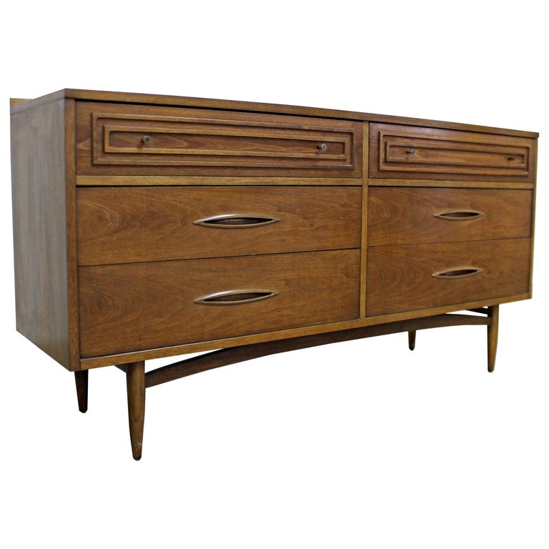 Mid Century Modern Broyhill Premier, Broyhill Dresser How To Remove Drawers