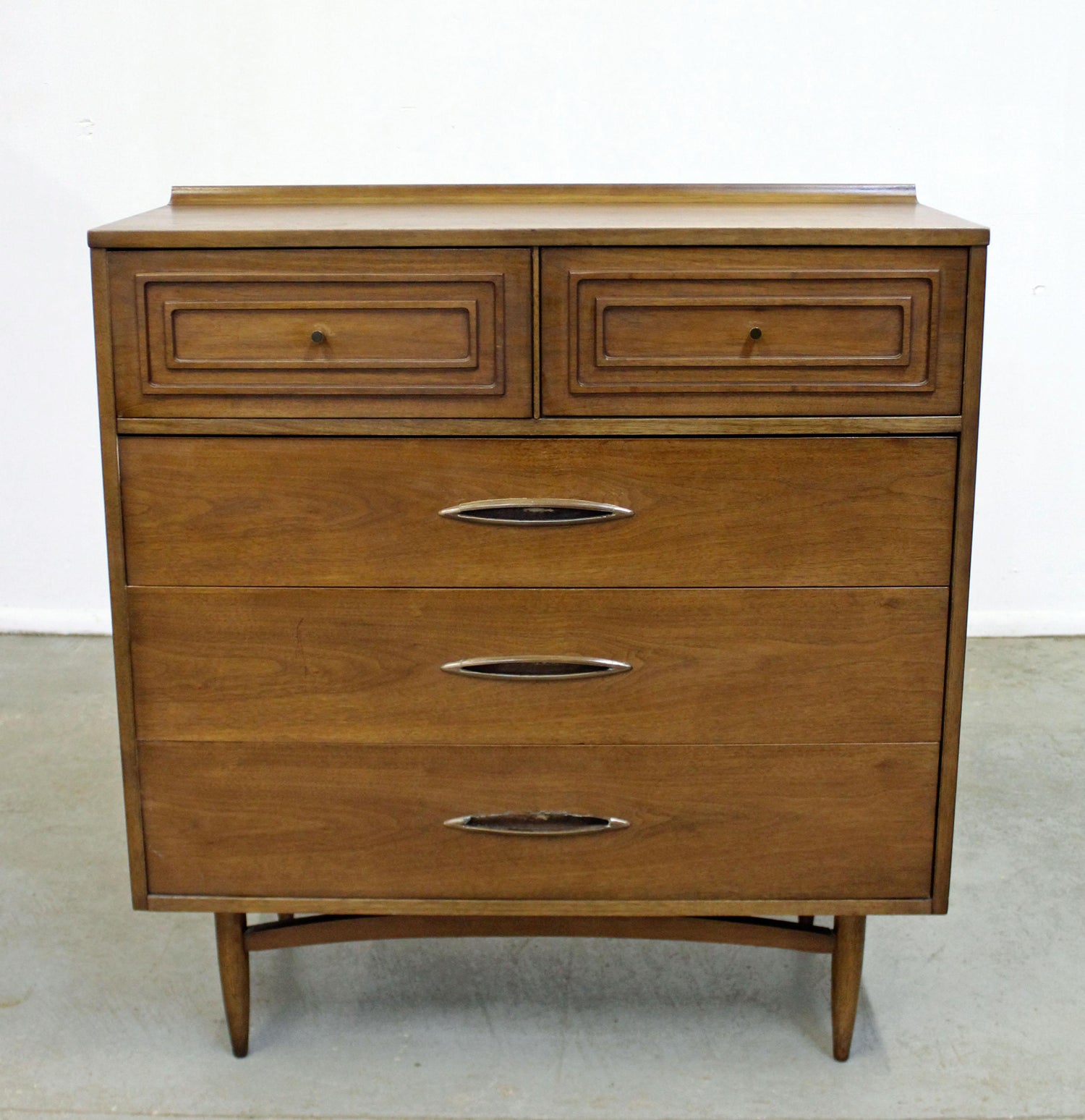 Mid Century Modern Broyhill Premier Sculptra Tall Chest Of Drawers At 1stdibs