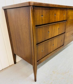 Mid-Century Modern Broyhill Saga Walnut Dresser