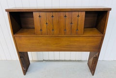 Mid-Century Modern Broyhill Saga Walnut Twin Size Headboard