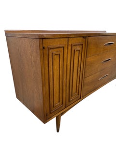 Mid-Century Modern Broyhill Sculptra Nussbaum Sideboard