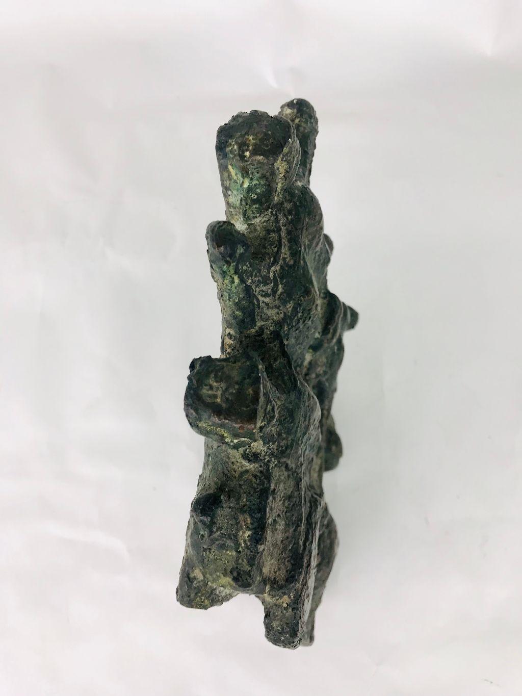 Mid-Century Modern Brutalist Abstract Bronze Sculpture Oreste Dequel 7