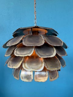 Brutalistischer Artischocken-Anhänger aus der Mitte des Jahrhunderts von Sven Åge Holm Sørensen