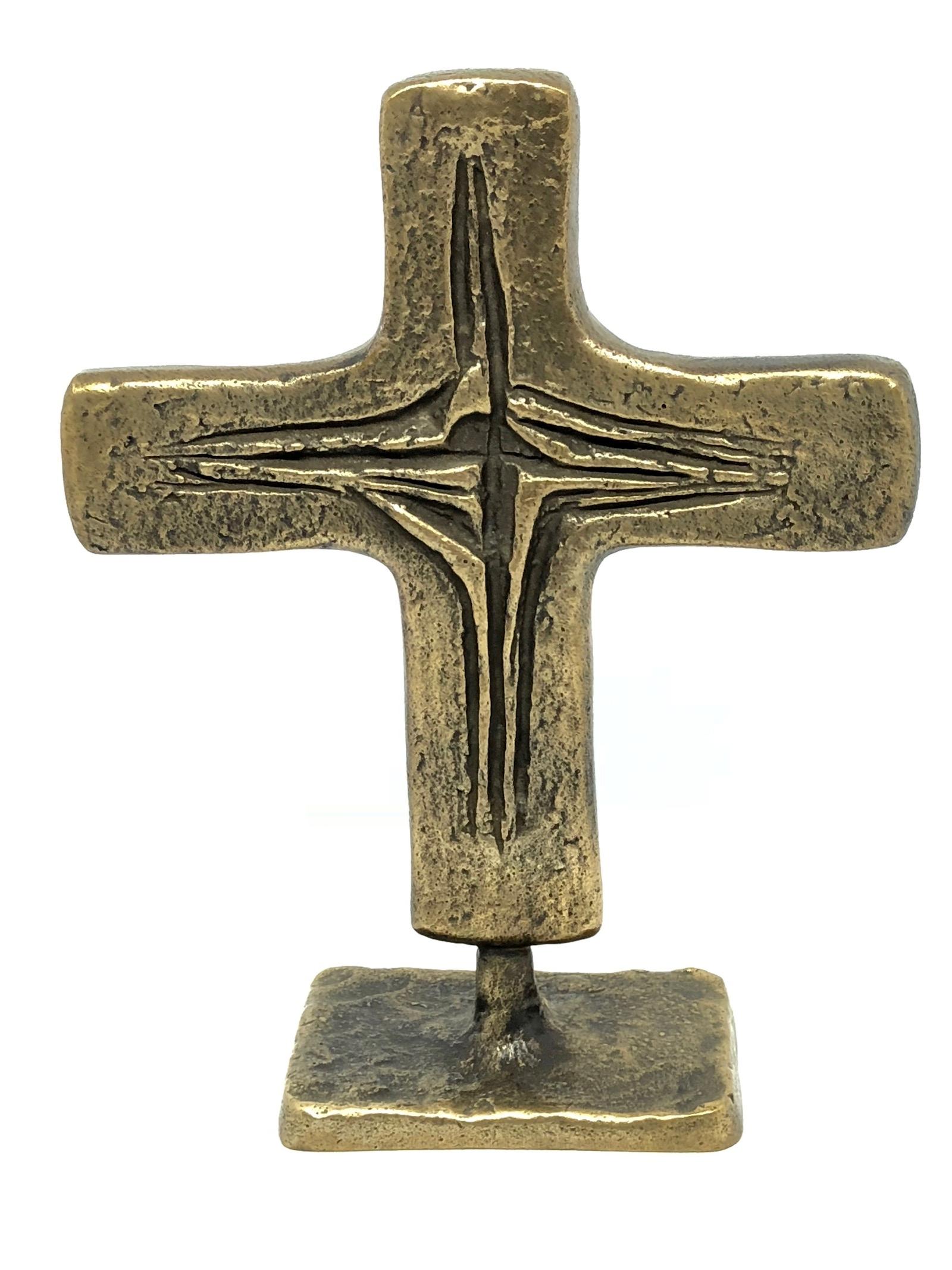 brutalist crucifix