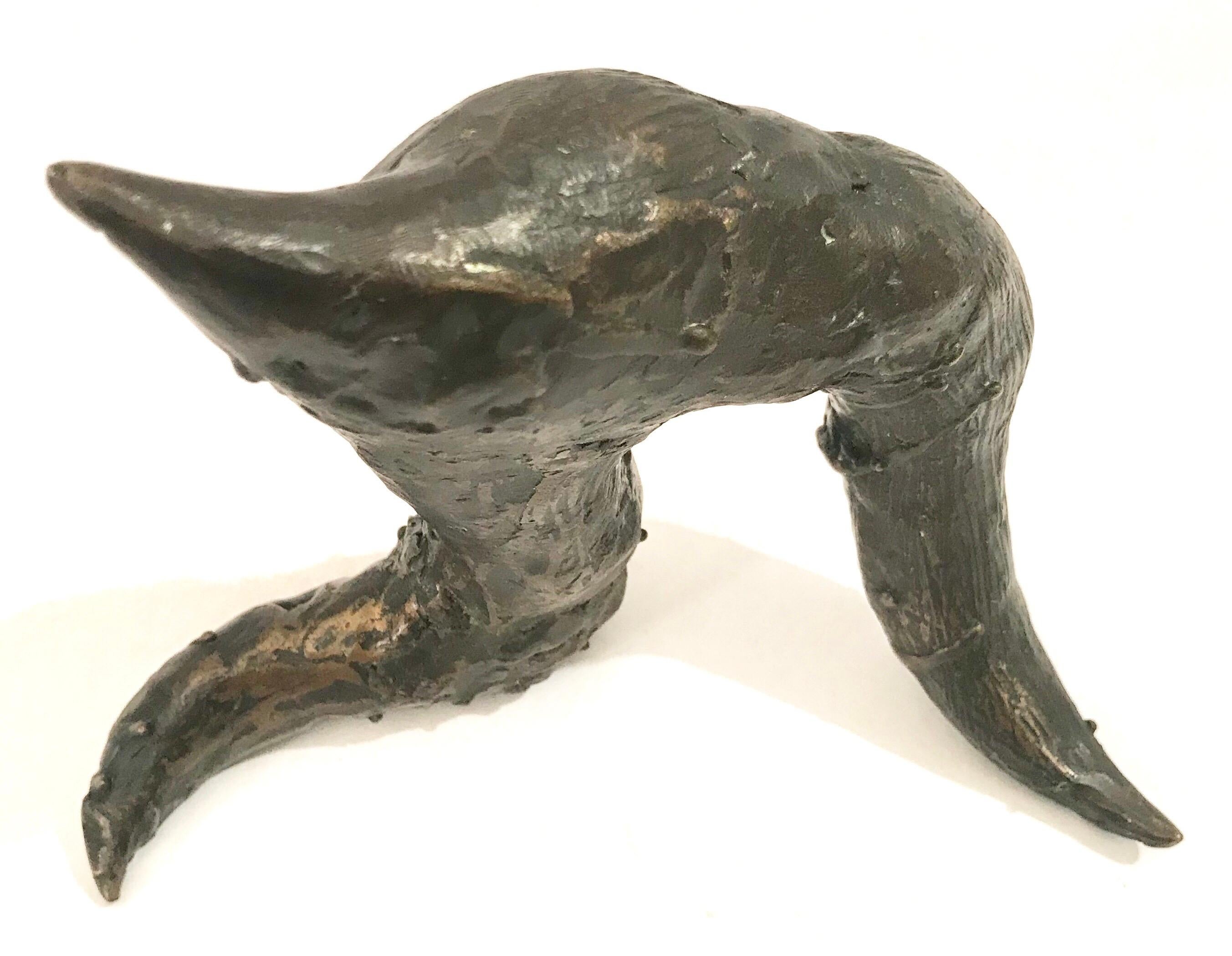 Mid-Century Modern Brutalist Bronze Sculpture For Sale 1