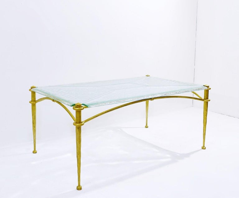 Mid-Century Modern Brutalist Coffee Table by Lothar Klute, Germany, 1980s For Sale 1
