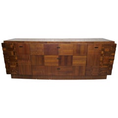 Mid-Century Modern Brutalist Credenza