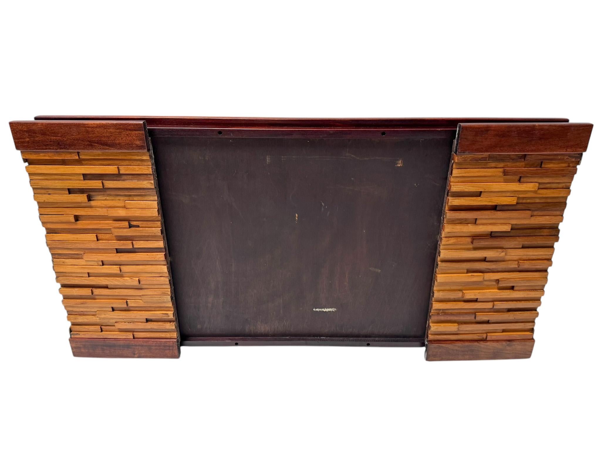 Mesa de centro plegable Brutalista Moderna de mediados de siglo de Percifal Lafer, años 60 Brasileño en venta