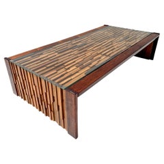 Mid-Century Modern Brutalist Folding Coffee Table by Percifal Lafer, 1960s