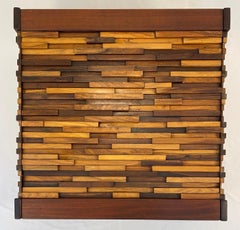 Brazilian MCM Brutalist Folding Coffee Table by Percival Lafer, 1960s