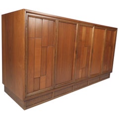 Mid-Century Modern Brutalist Front Credenza